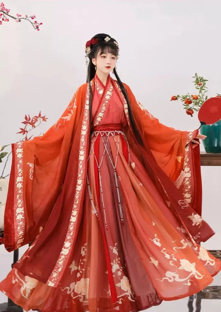 Phoenix Butterfly  | Unisex 3-Pieces Hanfu Set (凤蝶)