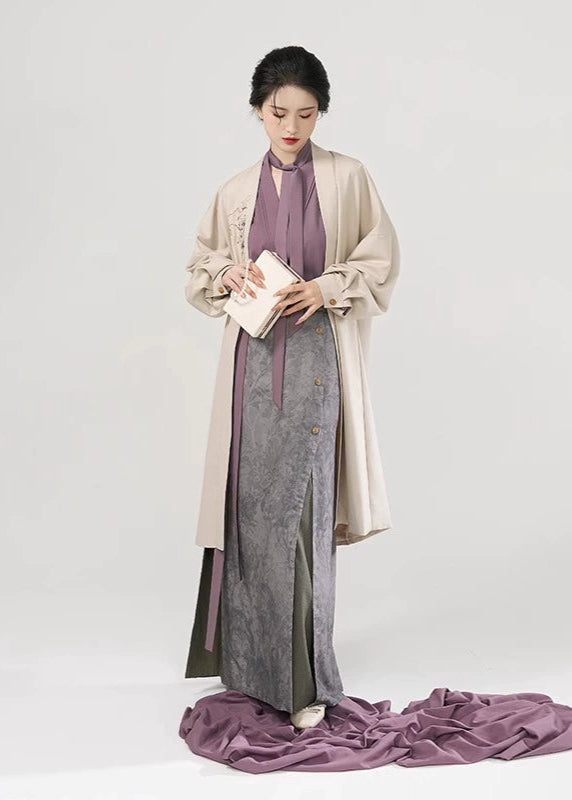 Urban Diary | Modern 4-Piece San Jian Skirt Set (城市日记)