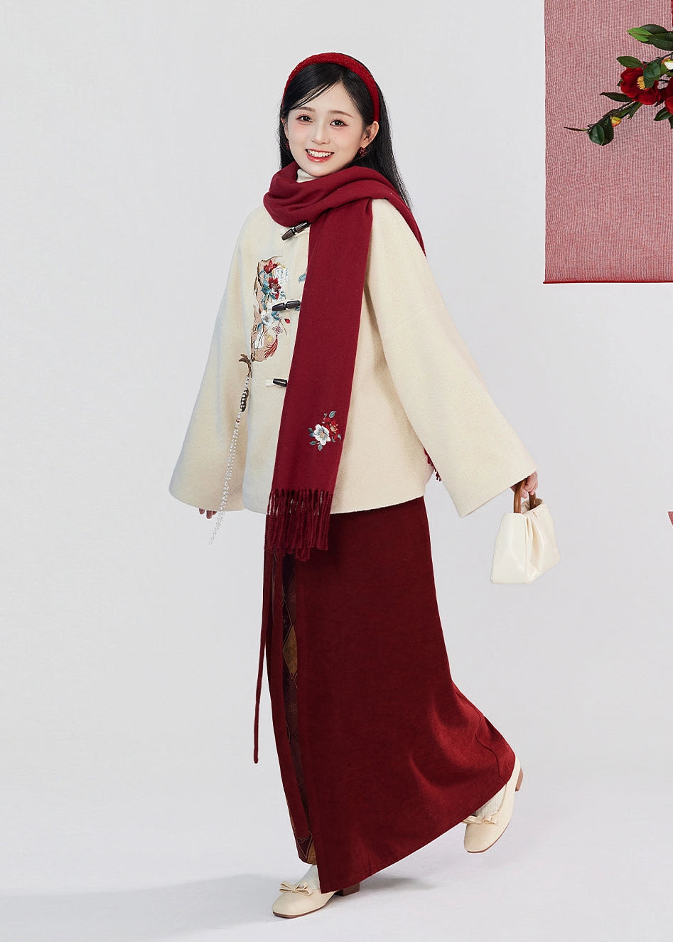 Farewell Harmony | Modern 2026 New Year 3-Piece Set (辞岁景和)