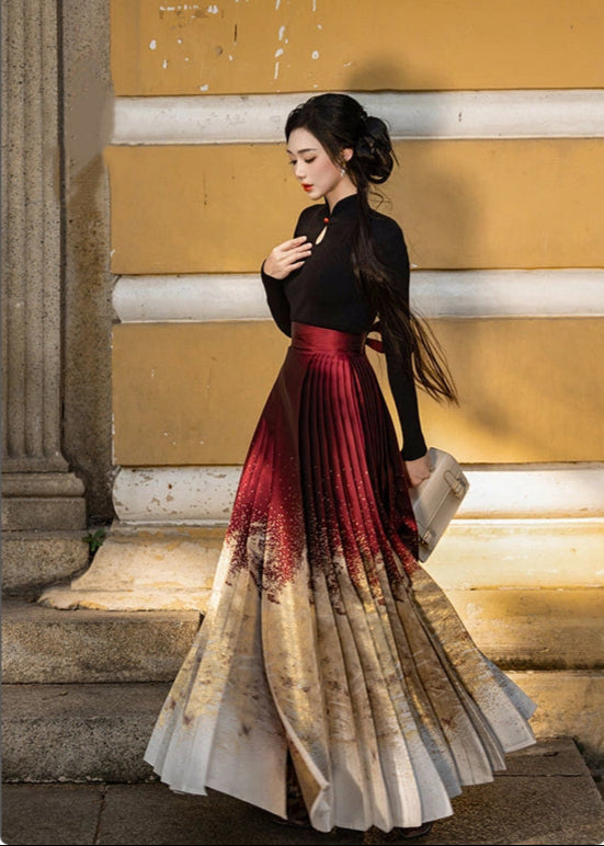 Moon River | 3-Piece Wool Ma Mian Set (月生春江)