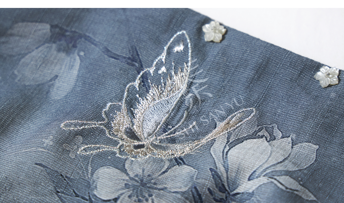 Magnolia Vase | 3-Piece Summer Modern Chinese Style Pants Set (玉兰瓶)