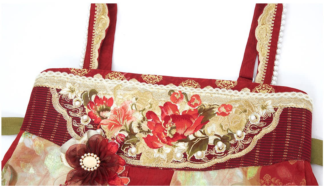 Firework Bloom | 3-Piece Embroidered Hanfu (火树银花)