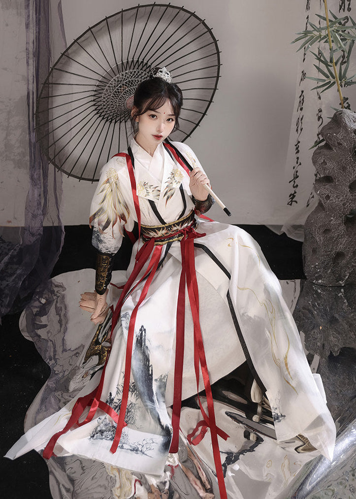 Cloud Crane | 4-Piece Unisex Plus Hanfu (云中鹤)