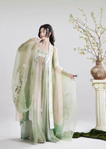 Green Butterfly | 3-Pieces Embroidered Hanfu (蝶兰景岁)