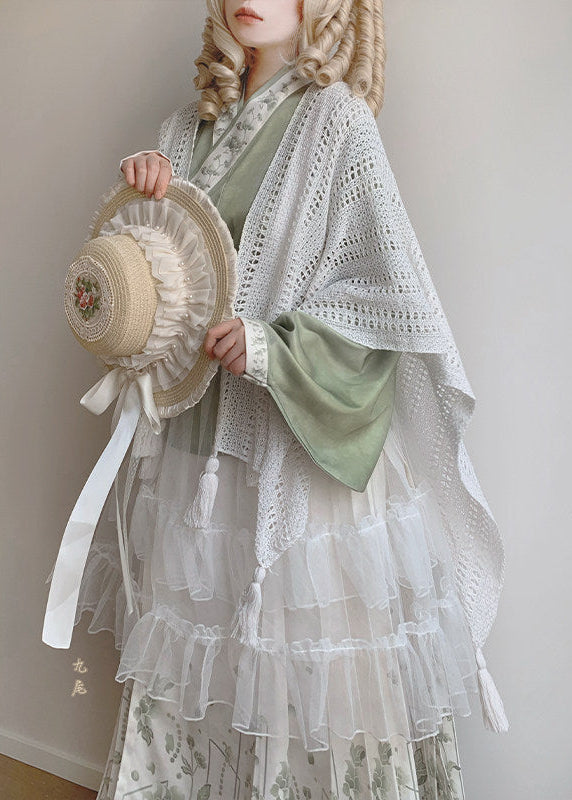 Crystal Rain | 4-Piece Plus Lolita Hanfu (莹雨)