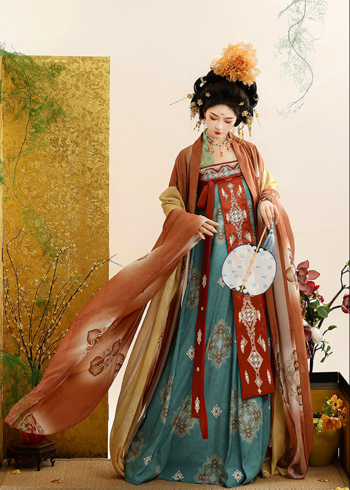 Blissful Tang | 3-Pieces Hanfu (极乐盛唐)