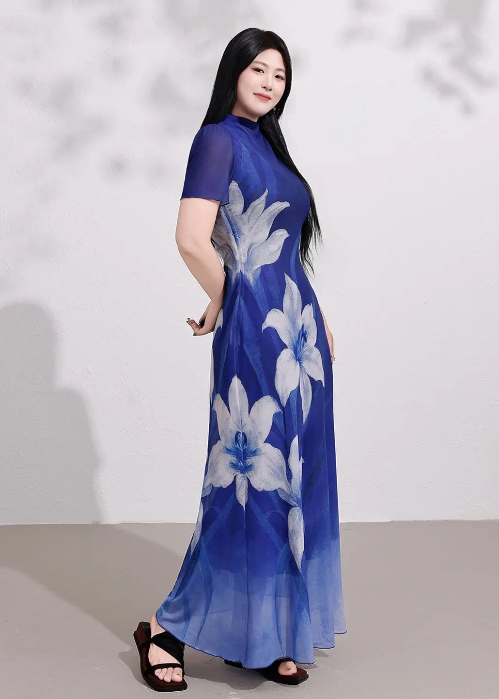 Orchid Pavilion | Maxi Modern Plus Qipao (兰亭)