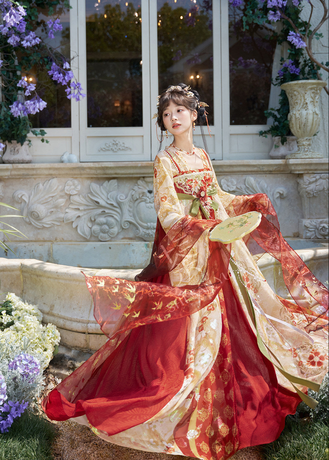 Firework Bloom | 3-Piece Embroidered Hanfu (火树银花)