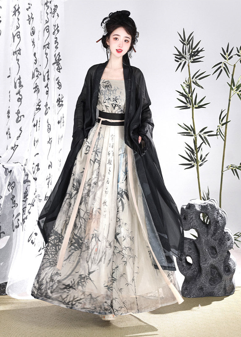 Ink Bamboo | Modern 3-Piece Set (云寄锦书)