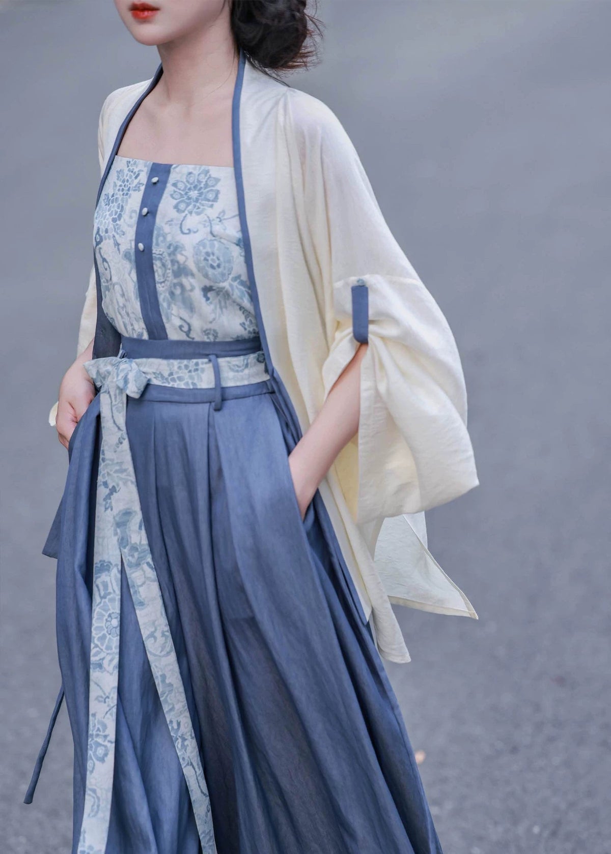 Azure | 3-piece Modern Shorts Set (空青)