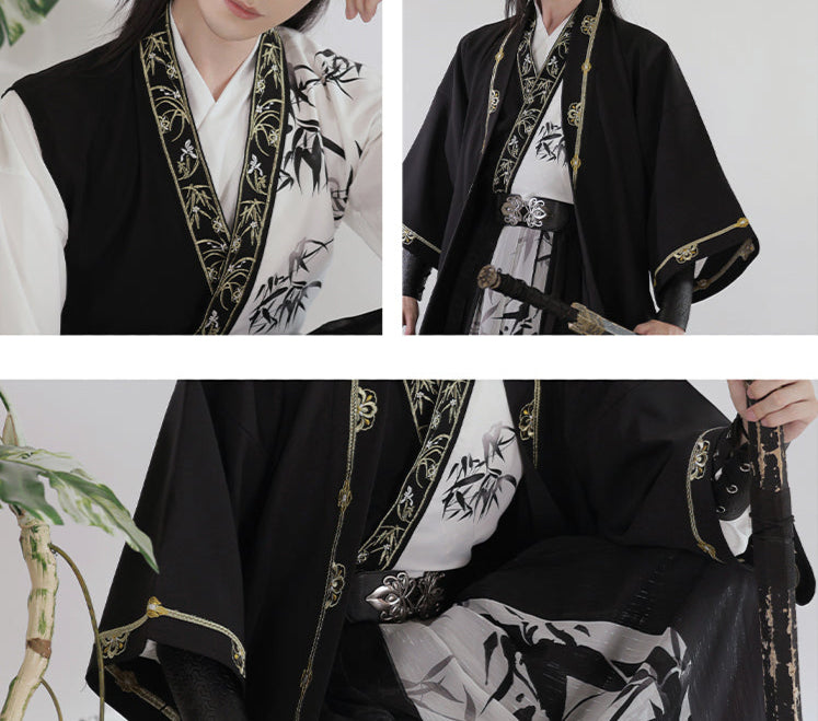 Bamboo Melody | Unisex 6-Piece Couple Hanfu (竹音)