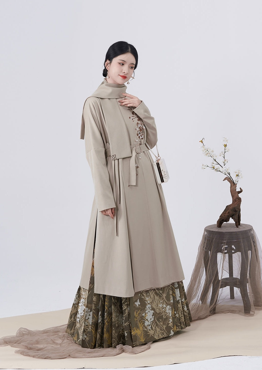 Orchid | 4-Pieces Modern Ma Mian Skirt Set (时兰)