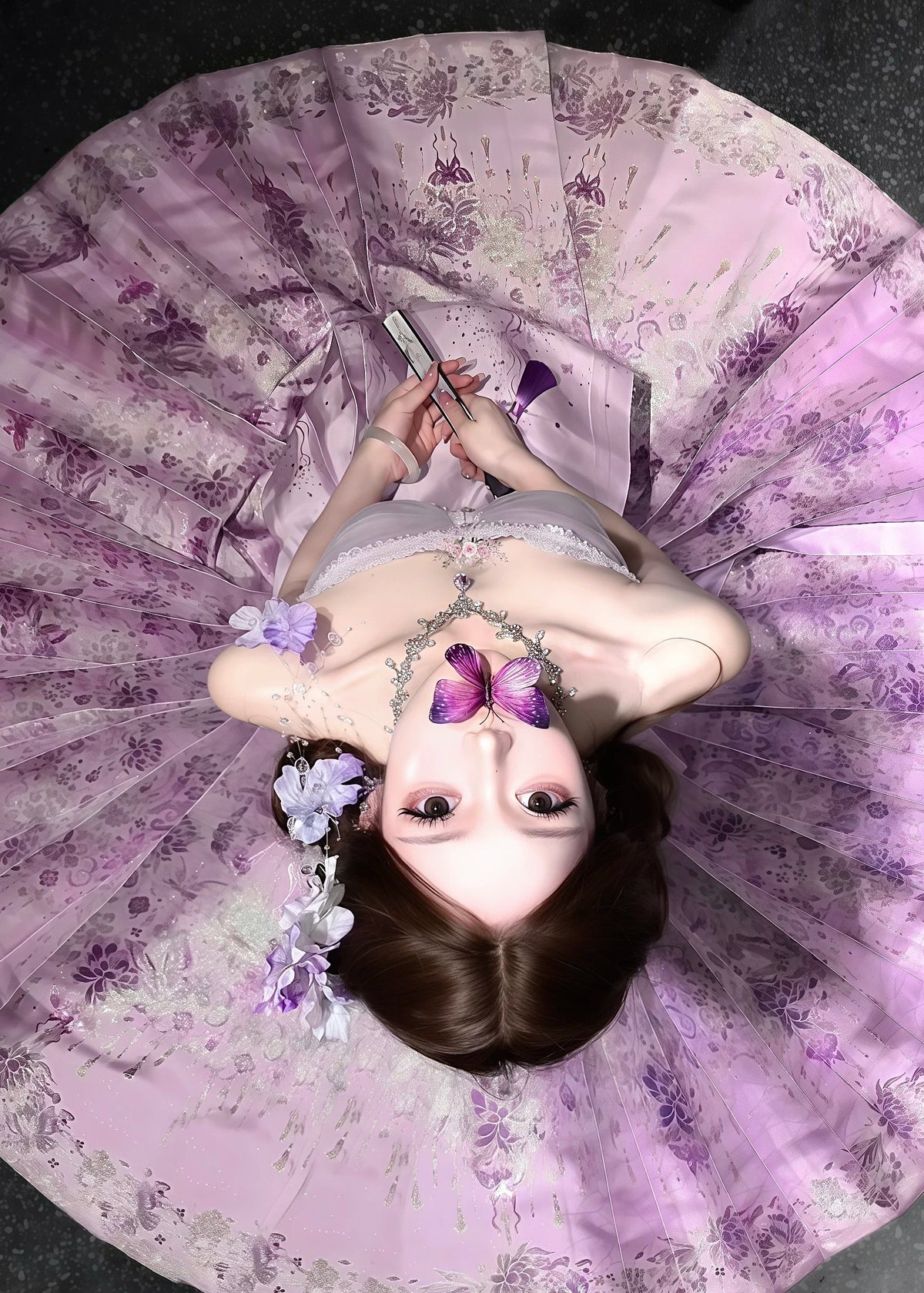 Butterfly Tears | Modern Ma Mian Skirt (泪雨梦蝶)