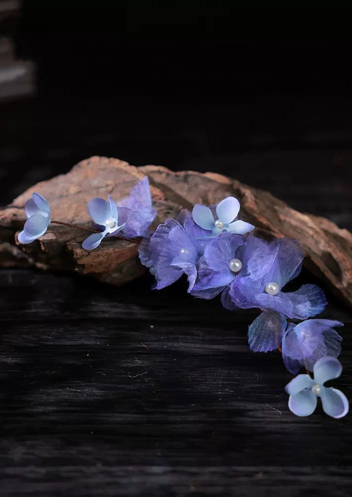 Iris | Piezas de pelo de flores (鸢尾)