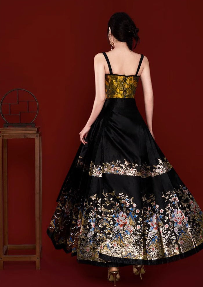 Queen B | 2-Pieces Modern MaMian Skirt Set (江山如画)