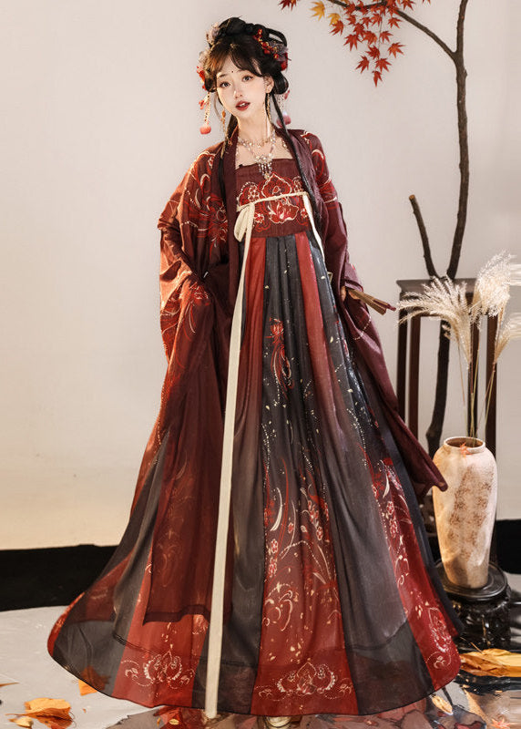 Emerald Nightflame | 2-Piece Unisex Plus Hanfu (翠羽夜焰)