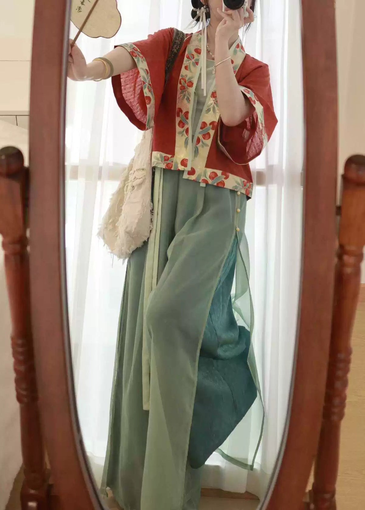 Bayberry Wine | 3-Piece Plus Pants Set (杨梅酒)