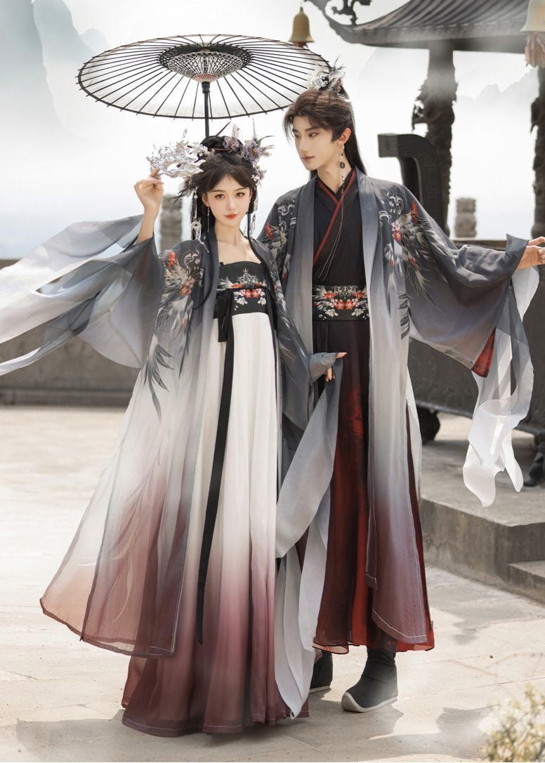 Mystic Bird | 2-Piece Plus Couple Hanfu (玄鸟)