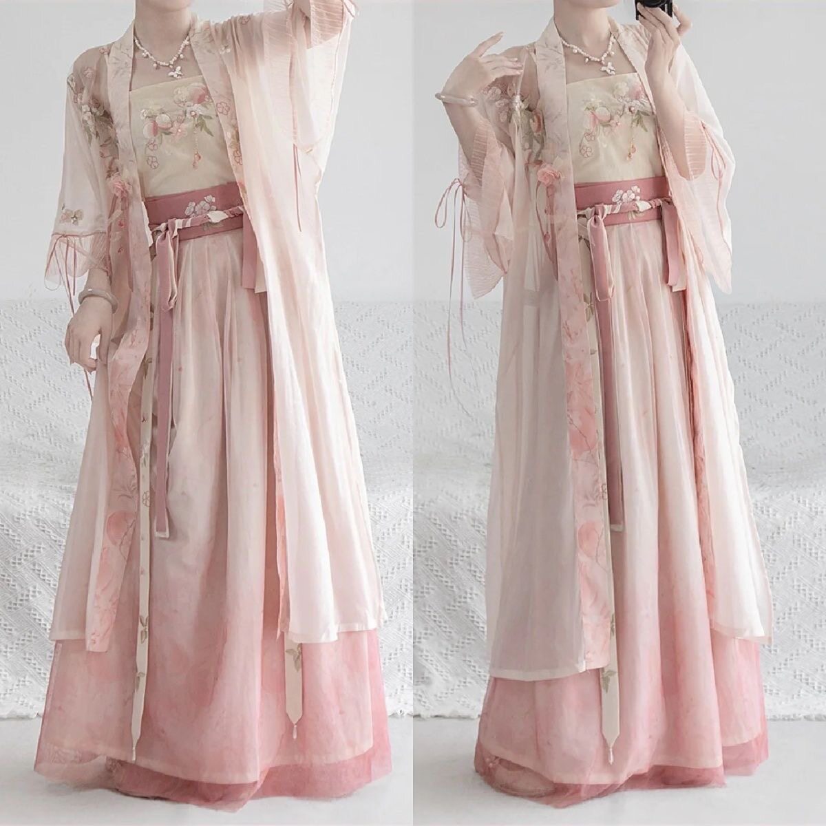 Honey Peach | 3-Piece Plus Hanfu (蜜桃)