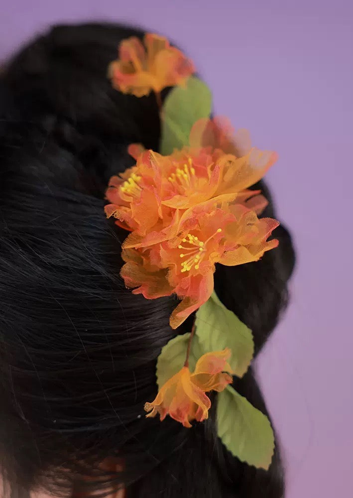 Sweet Orange | Flower Hair Pieces (香橘)