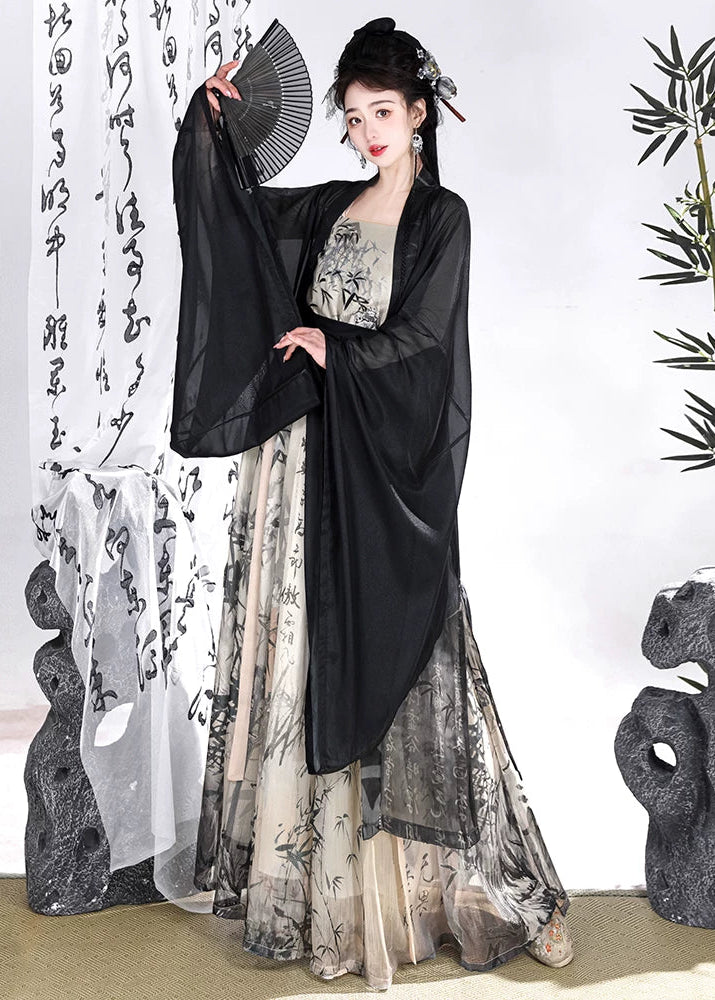 Ink Bamboo | Modern 3-Piece Set (云寄锦书)