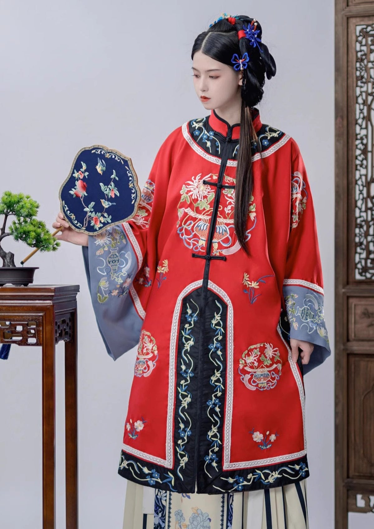 Hazy Moon | 2-Pieces Qing Hanfu Dress (胧月)