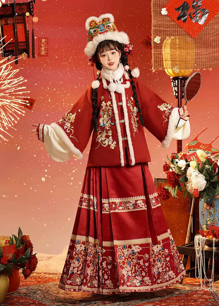 Fortune Blossom | 3-Piece 2026 New Year Ming Hanfu (花开纳福)