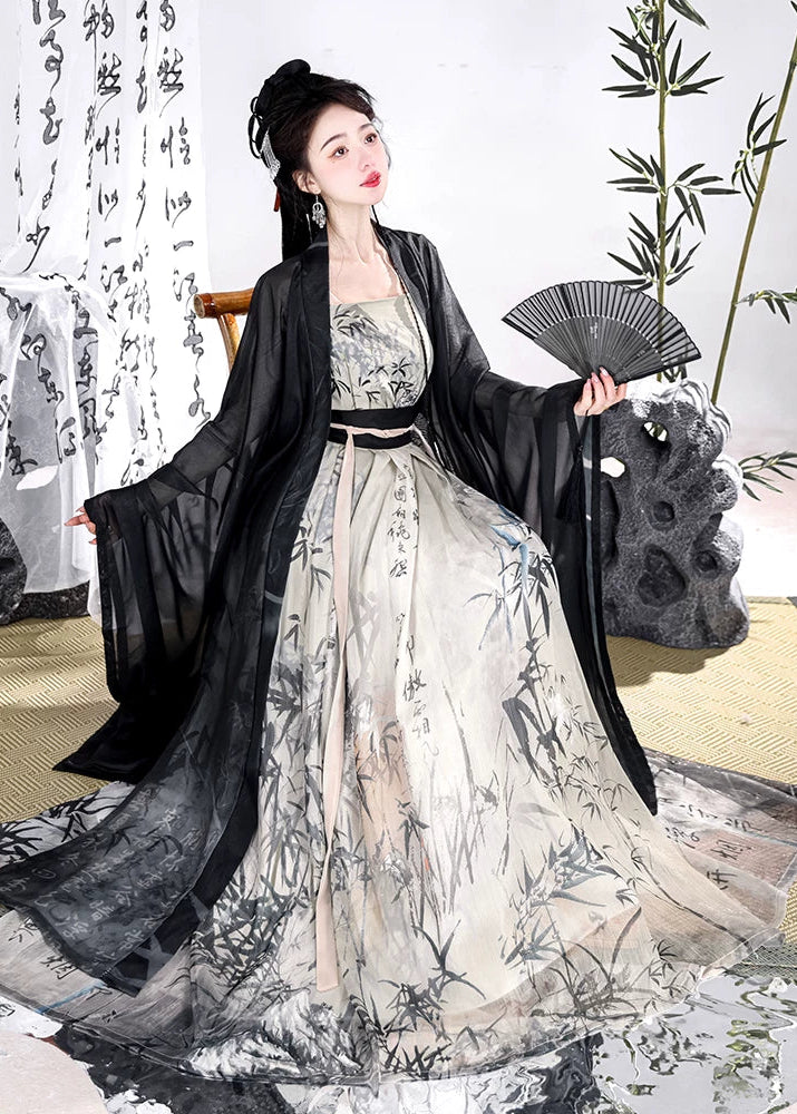 Ink Bamboo | Modern 3-Piece Set (云寄锦书)