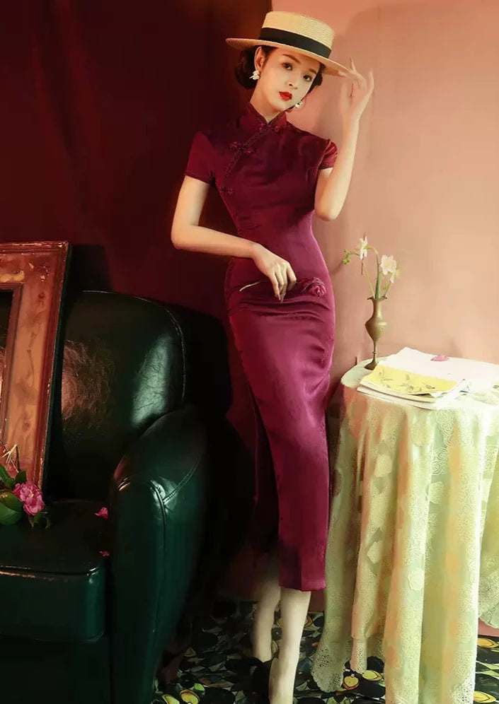 Red Charm | Red Qipao Dress (魅惑)