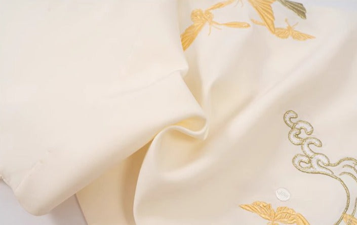Gold Dragon | 3-Pieces New Year Ming Hanfu (金龙献瑞)