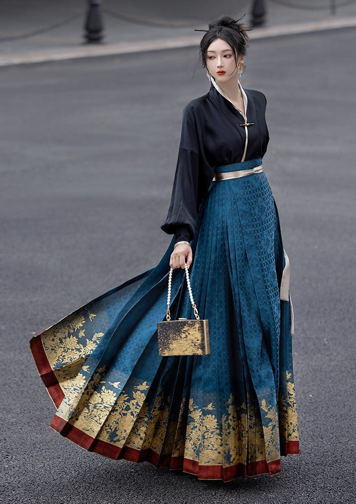 Spell of the Fragrance | Modern 2-Pieces Ma Mian Skirt Set (国色)