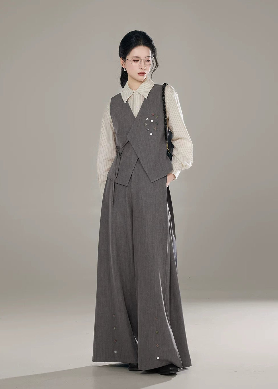 Breeze Tale | Modern 3-Piece Pants Set (揽风叙)