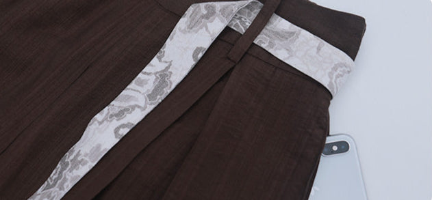 Fall Inkstone | Modern 4-Piece Pants Set (砚秋)