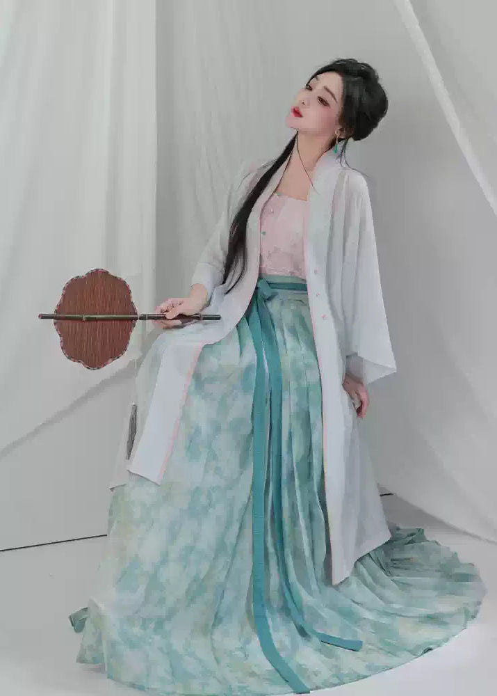 Gracia del loto | Hanfu de 4 piezas (荷花娇)