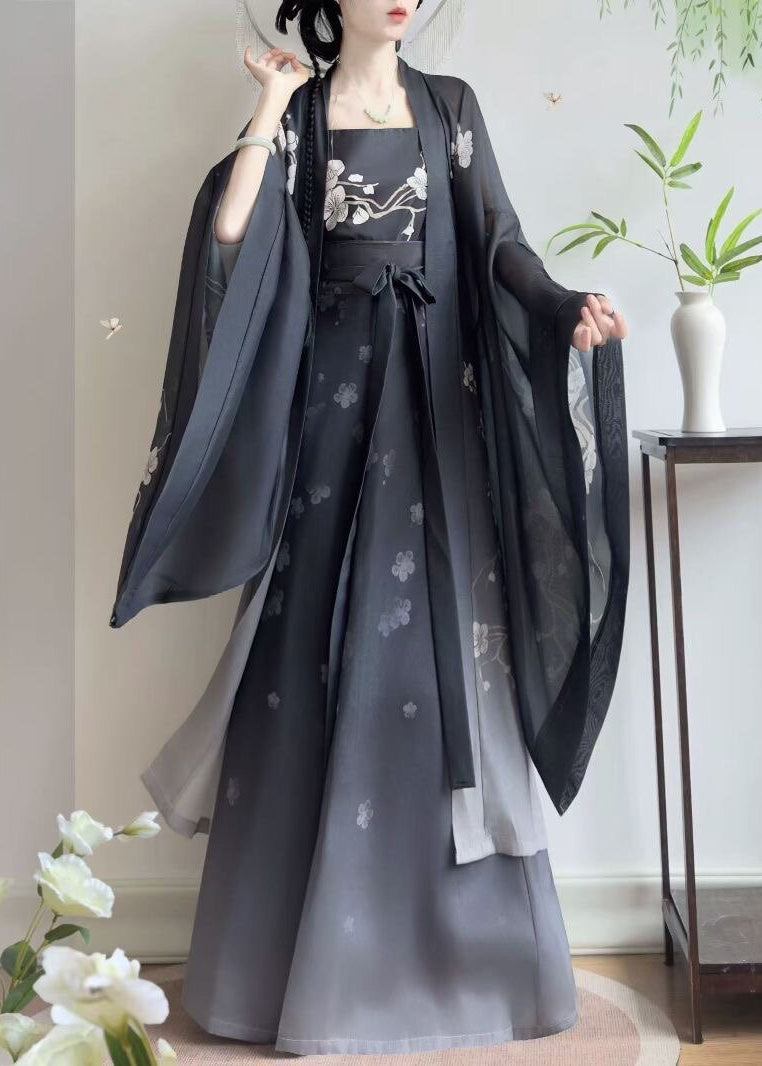 Ink Plum | 3-Piece Hanfu (墨梅)