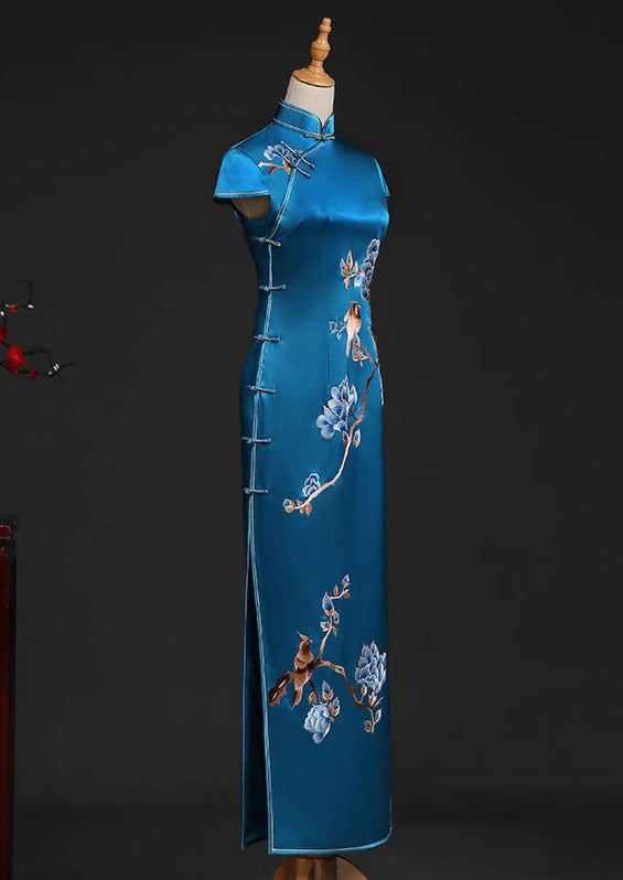 Magnolia | Silk Custom Made Qipao (宝玉兰)