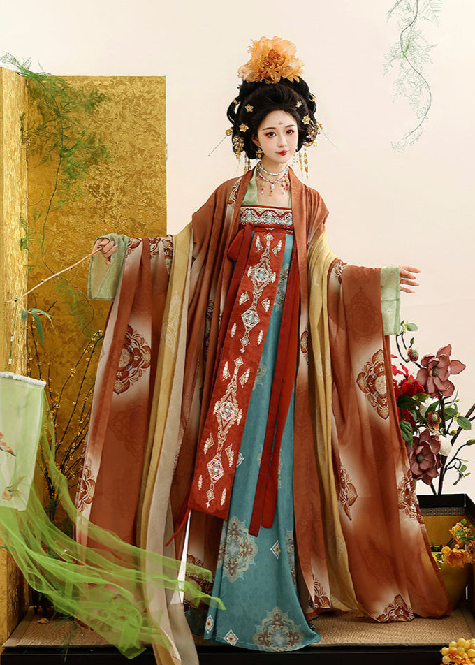 Blissful Tang | 3-Pieces Hanfu (极乐盛唐)