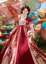 Fortune Snake | 4-Pieces 2025 New Year Ming Hanfu (灵蛇小财神)