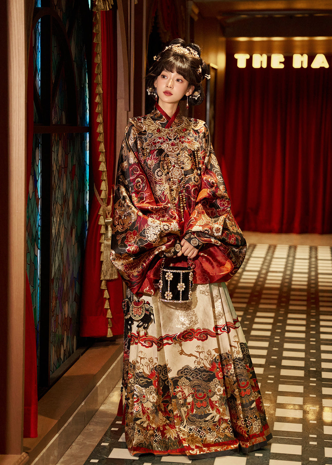 Serpiente espiritual | 4 piezas 2025 Año Nuevo Ming Hanfu (灵蛇守岁)