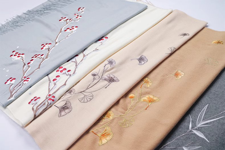 Ginkgo | 5-Colors Modern Scarf (一叶秋)