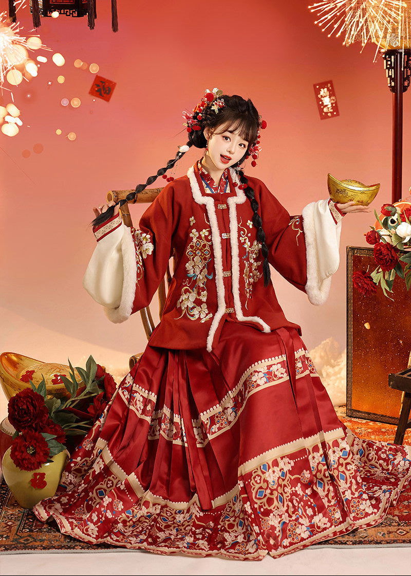 Fortune Blossom | 3-Piece 2026 New Year Ming Hanfu (花开纳福)