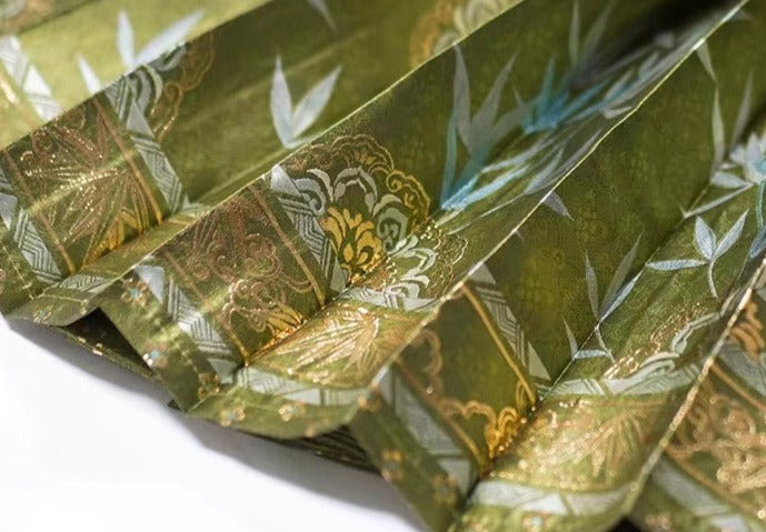 Bamboo Shadow | Modern Ma Mian Skirt Set (竹影)