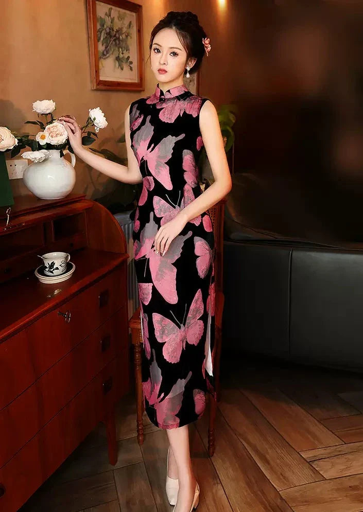 Forever young | Velvet Qipao Dress (芳华)