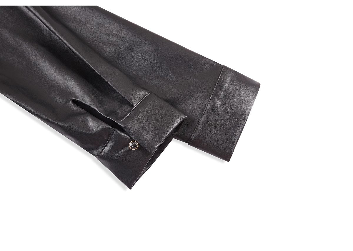 Midnight Ink | Modern 3-Pieces Faux Leather Set (浮墨)