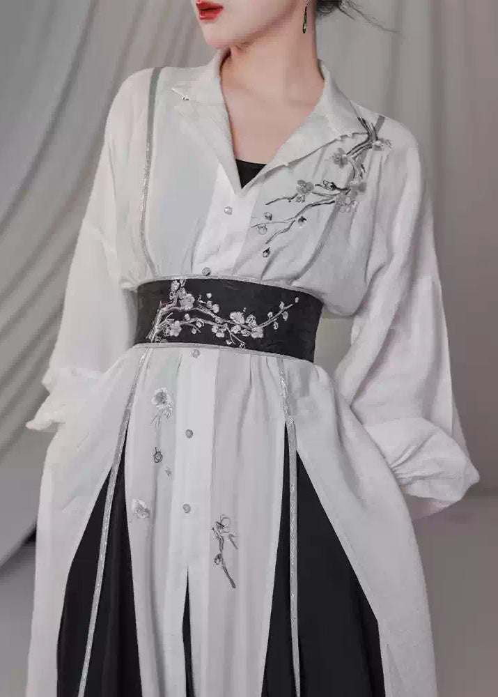 Plum Ode | 4-Pieces Modern Pants Set (梅花词)