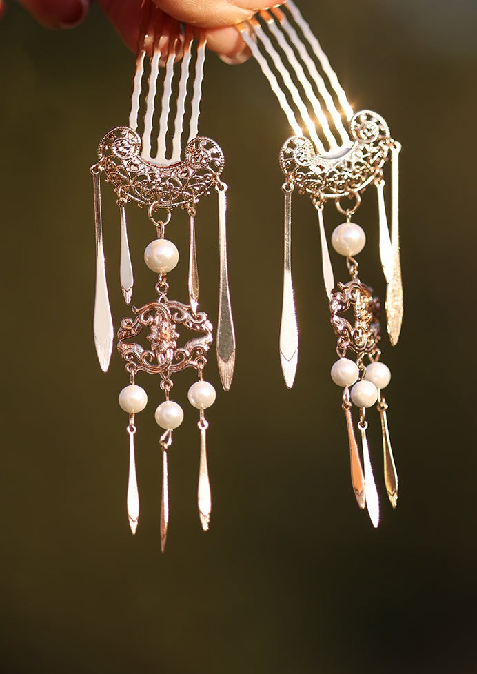 Peonía | Horquilla de flores (赏牡丹)