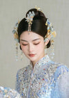 Rainy Blue | Luxury Bridal Hair Pieces (花青)