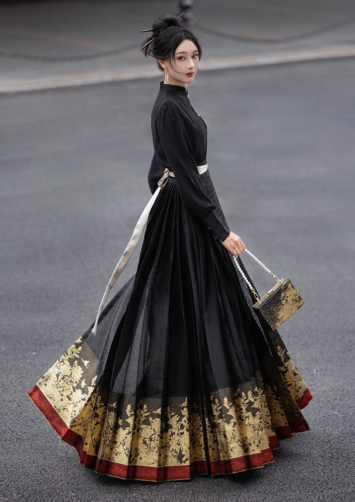 Spell of the Fragrance | Modern 2-Pieces Ma Mian Skirt Set (国色)