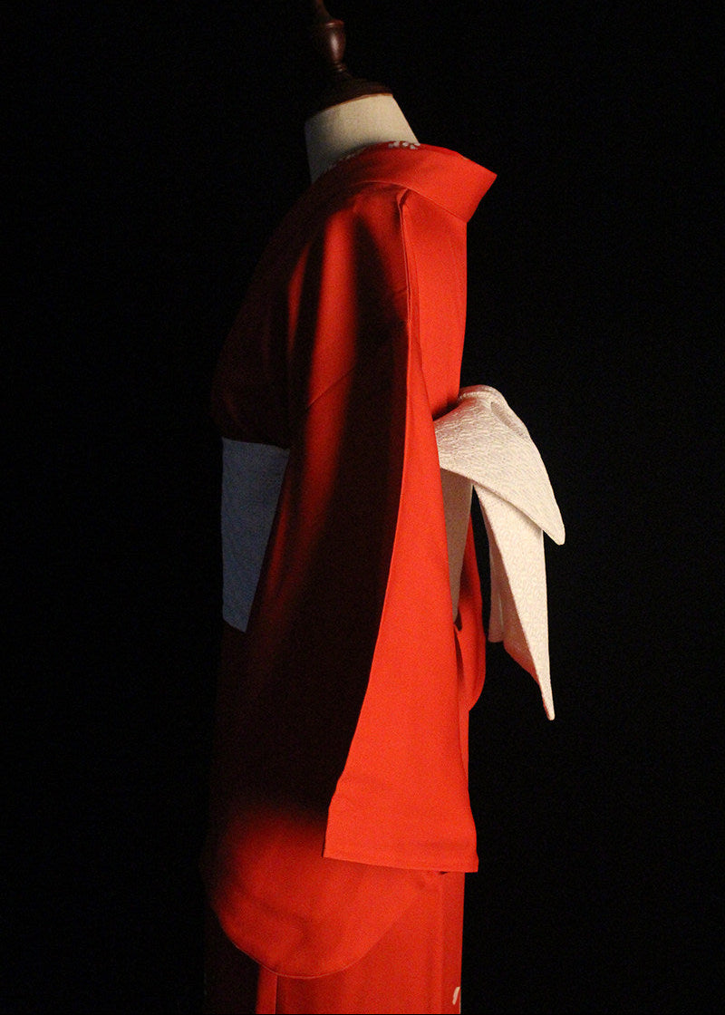 Moonlight White | Kimono Bow Obi Belt (月素)