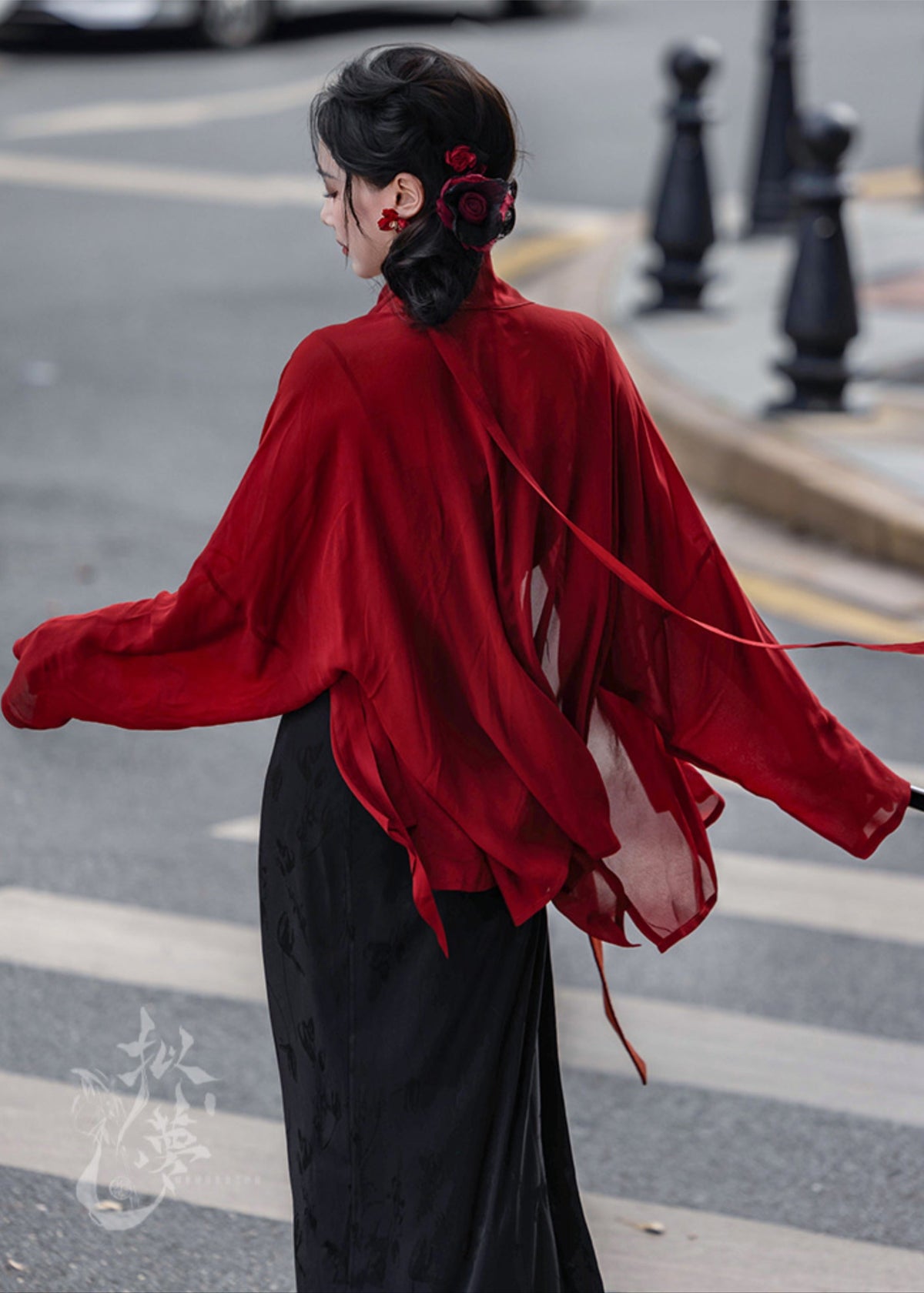 Twilight Rose | 3-Piece Hanfu (玫瑰夜语)